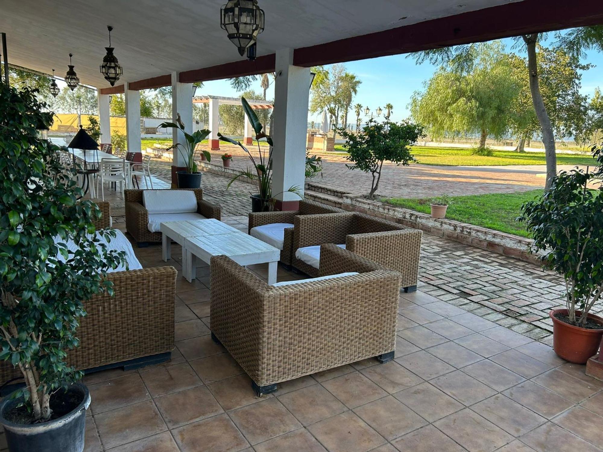 Villa Cortijo La Amazona à Séville Extérieur photo